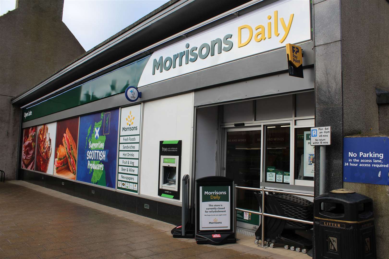 The McColl's store in Banff was recently rebranded to a Morrisons Daily.