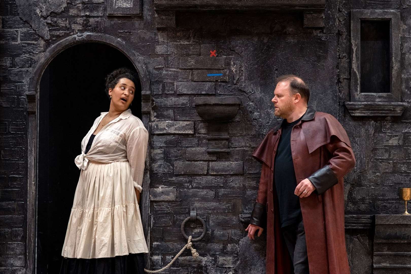 Lea Shaw and Roland Wood feature in Scottish Opera's production of Don Giovanni.