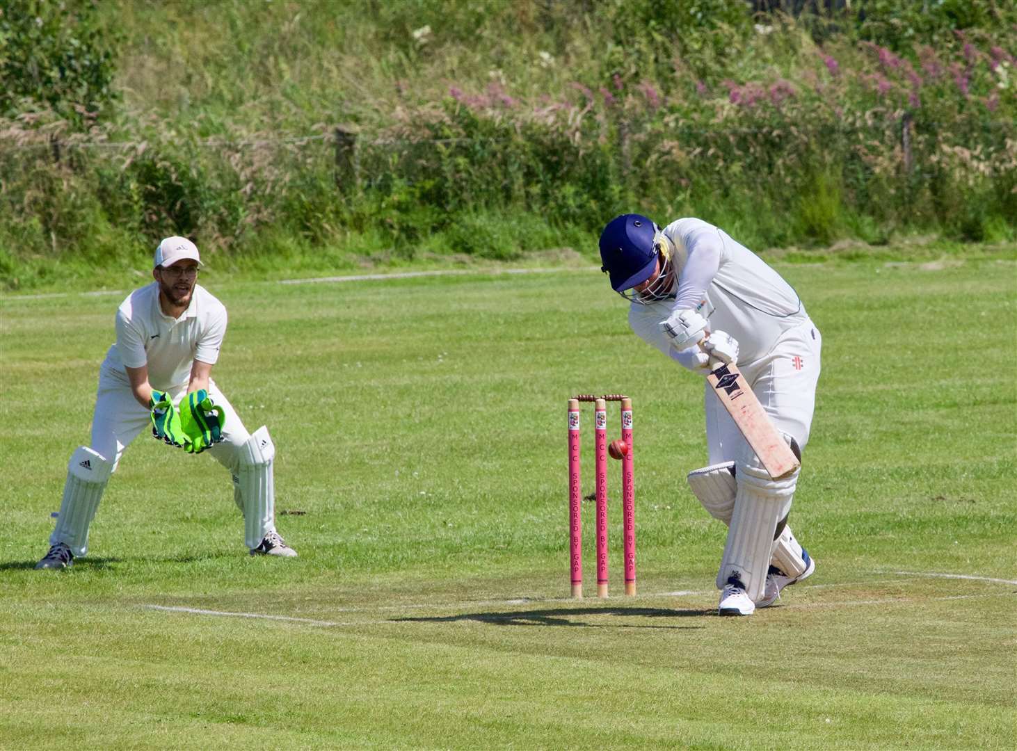 Methlick Cricket Club's 1st XI took on Banchory at Lairds. Picture: Phil Harman