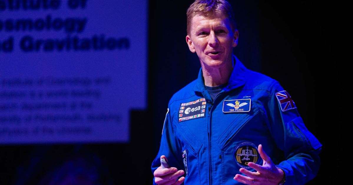 Tim Peake provided an informative and entertaining presentation.