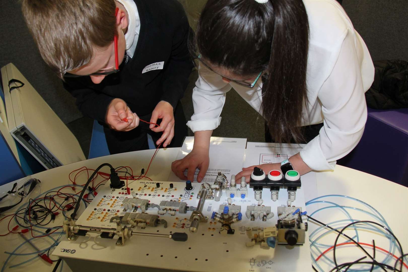 Schools from across Aberdeenshire took part in the technology challenge.