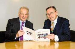 Housing association chiefs Gordon Edwards and Liam Smith launch the manifesto.