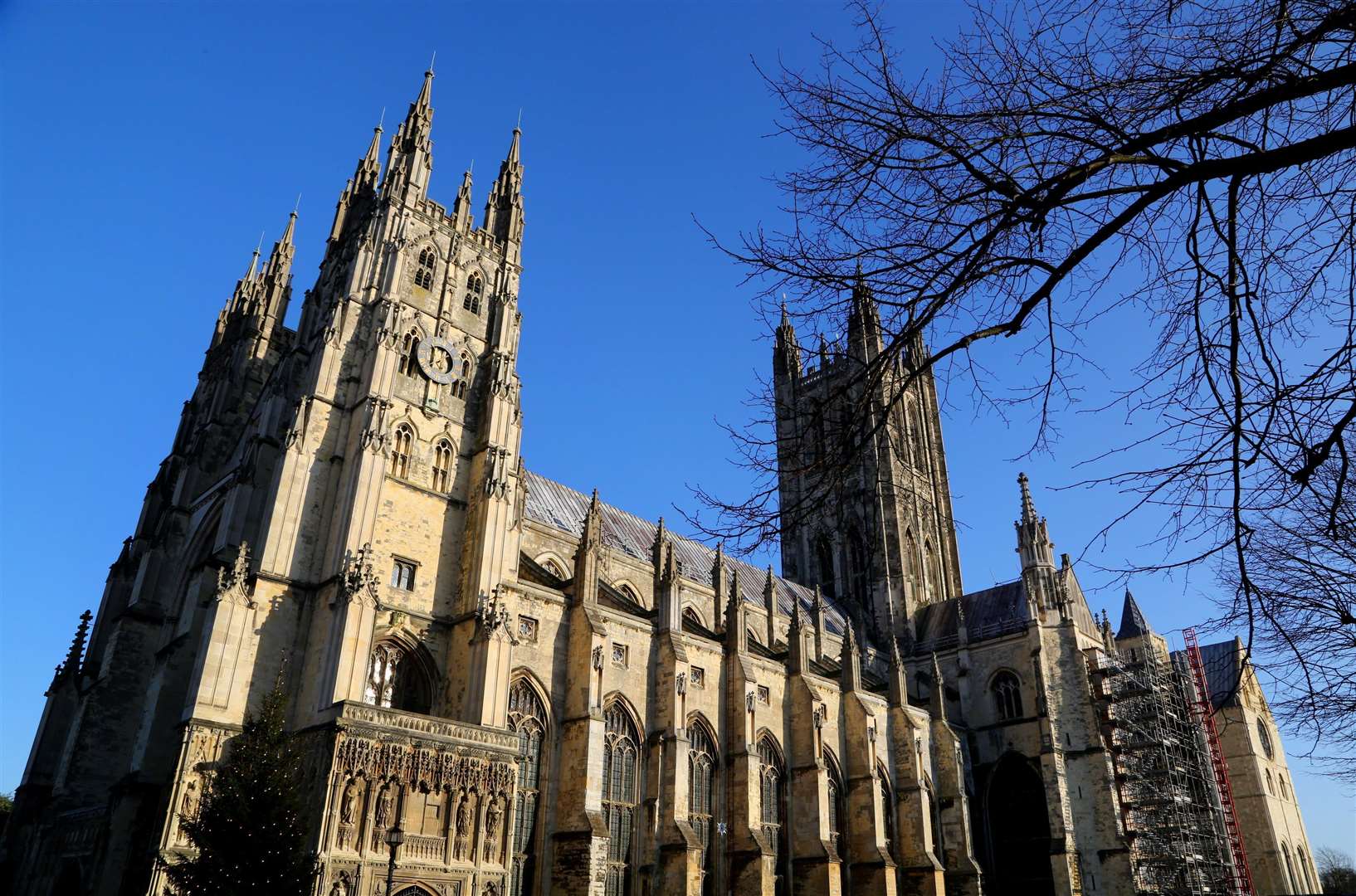 The service was held at Canterbury Cathedral (Gareth Fuller/PA)
