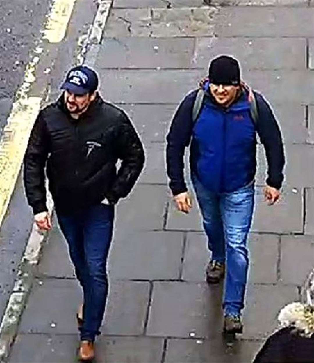 CCTV footage showed Ruslan Boshirov and Alexander Petrov in Salisbury on March 4 2018 (Metropolitan Police/PA)