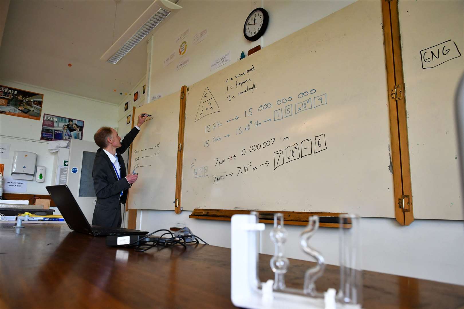 Research found that schools in EIAs were less likely to recruit specialist science teachers (Ben Birchall/PA)