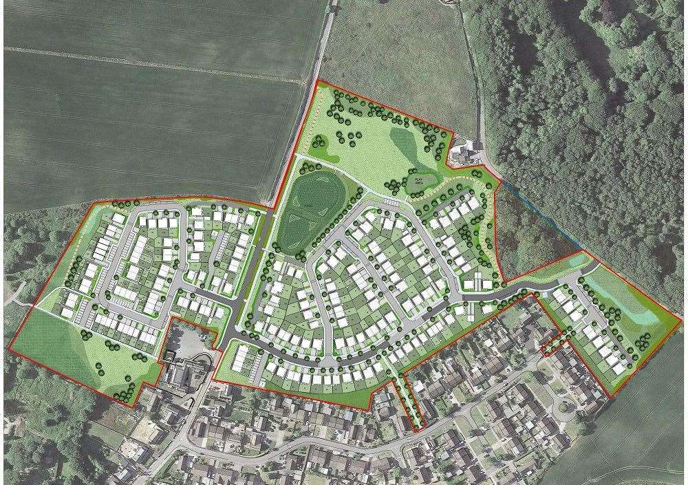 The masterplan for the proposal was agreed last year.