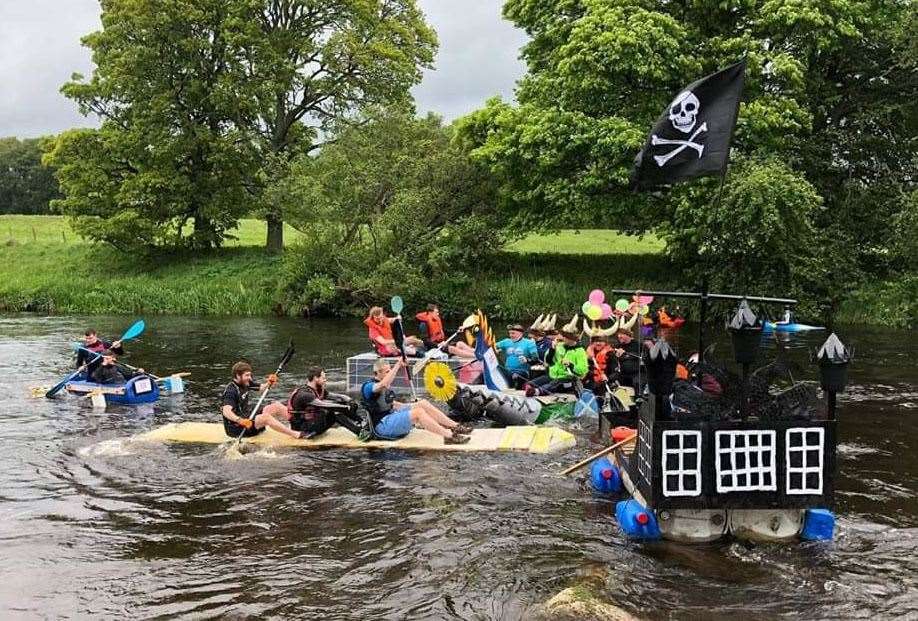 The Inverurie Scouts are looking forward to the Charity Raft Race this year.