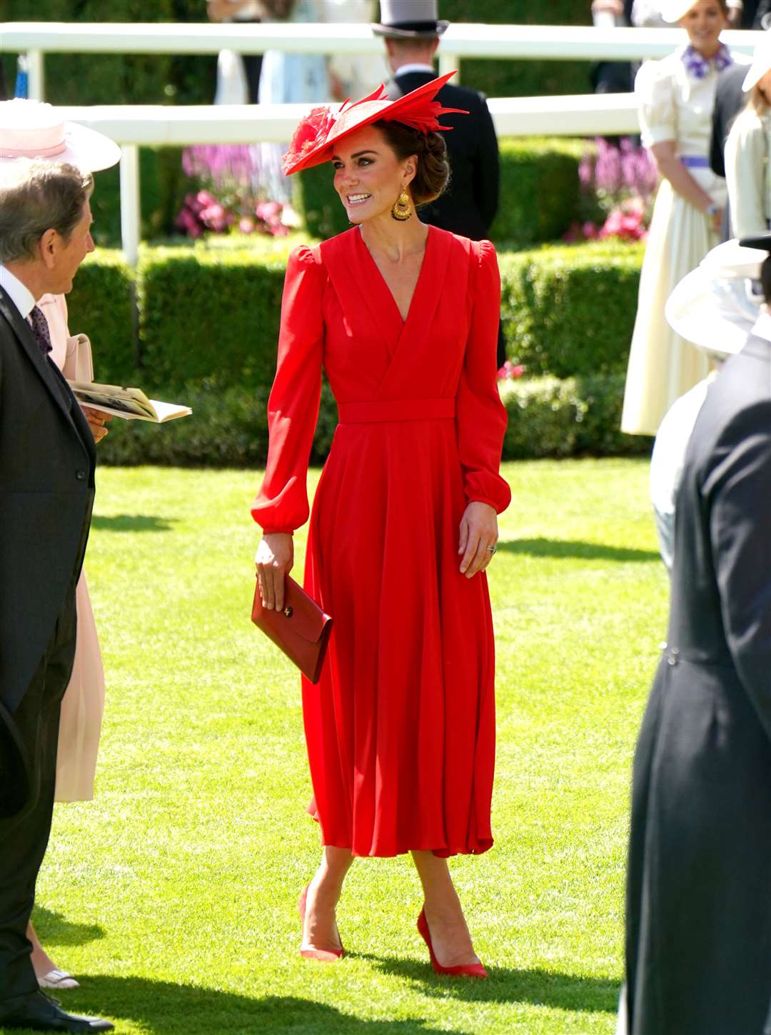 The Princess of Wales during day four of Royal Ascot in Berkshire (Jonathan Brady/PA)