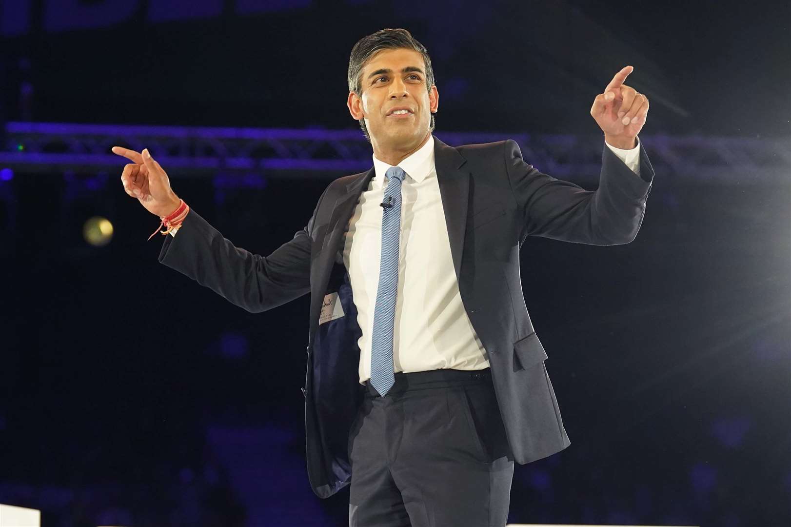 Rishi Sunak during the hustings event at Wembley Arena, London (Stefan Rousseau/PA)