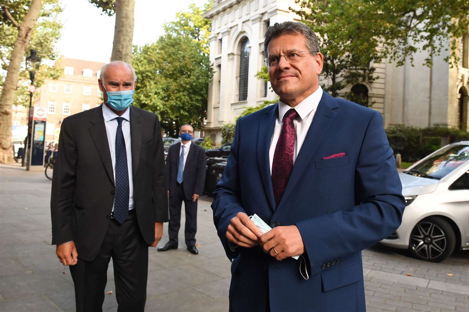Commission vice-president Maros Sefcovic will meet with Michael Gove in London (Stefan Rousseau/PA)