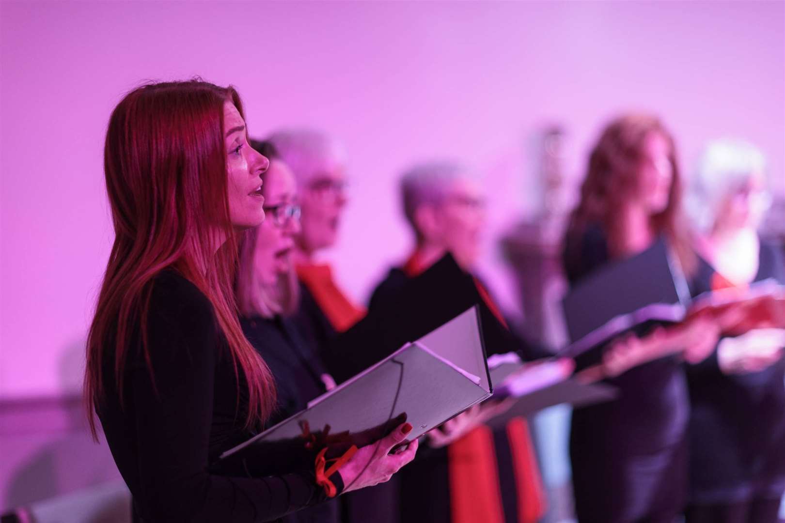 Hone your choir singing skills with Tutti Voices.