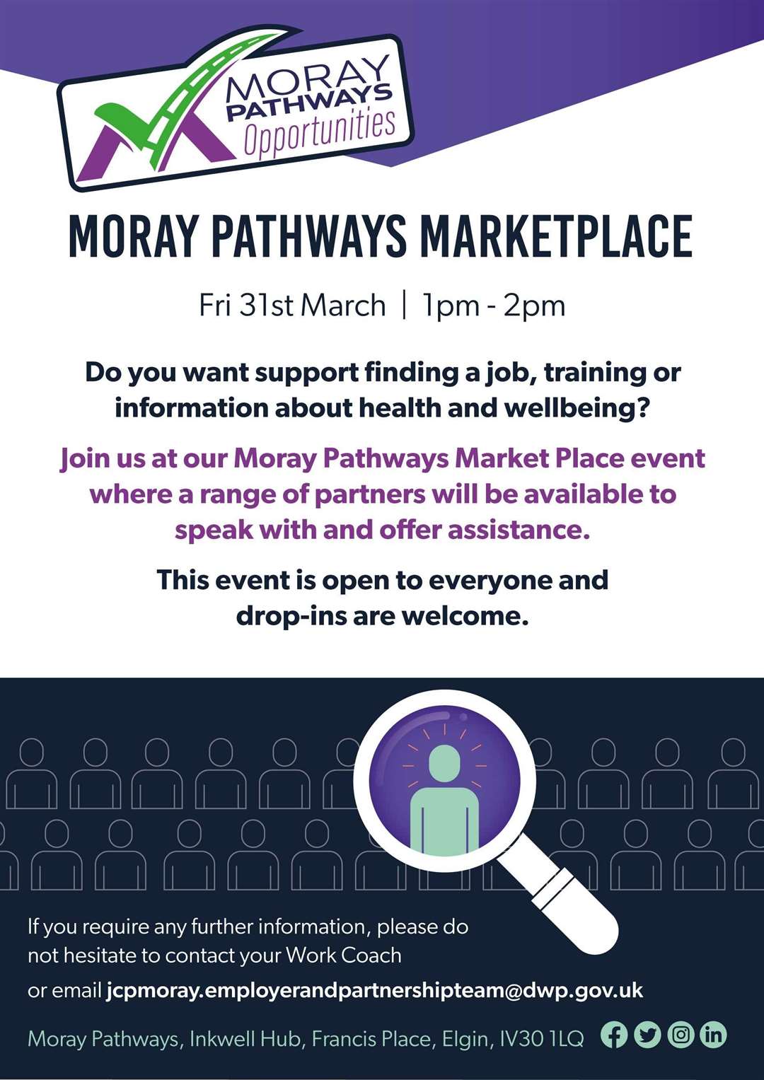 Moray Pathways' newest market is scheduled for the end of the month.