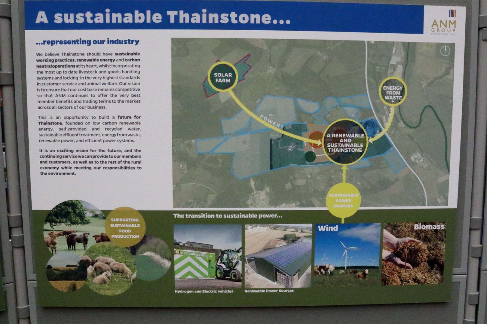 The plan will look at the redevelopment of the existing Thainstone site.