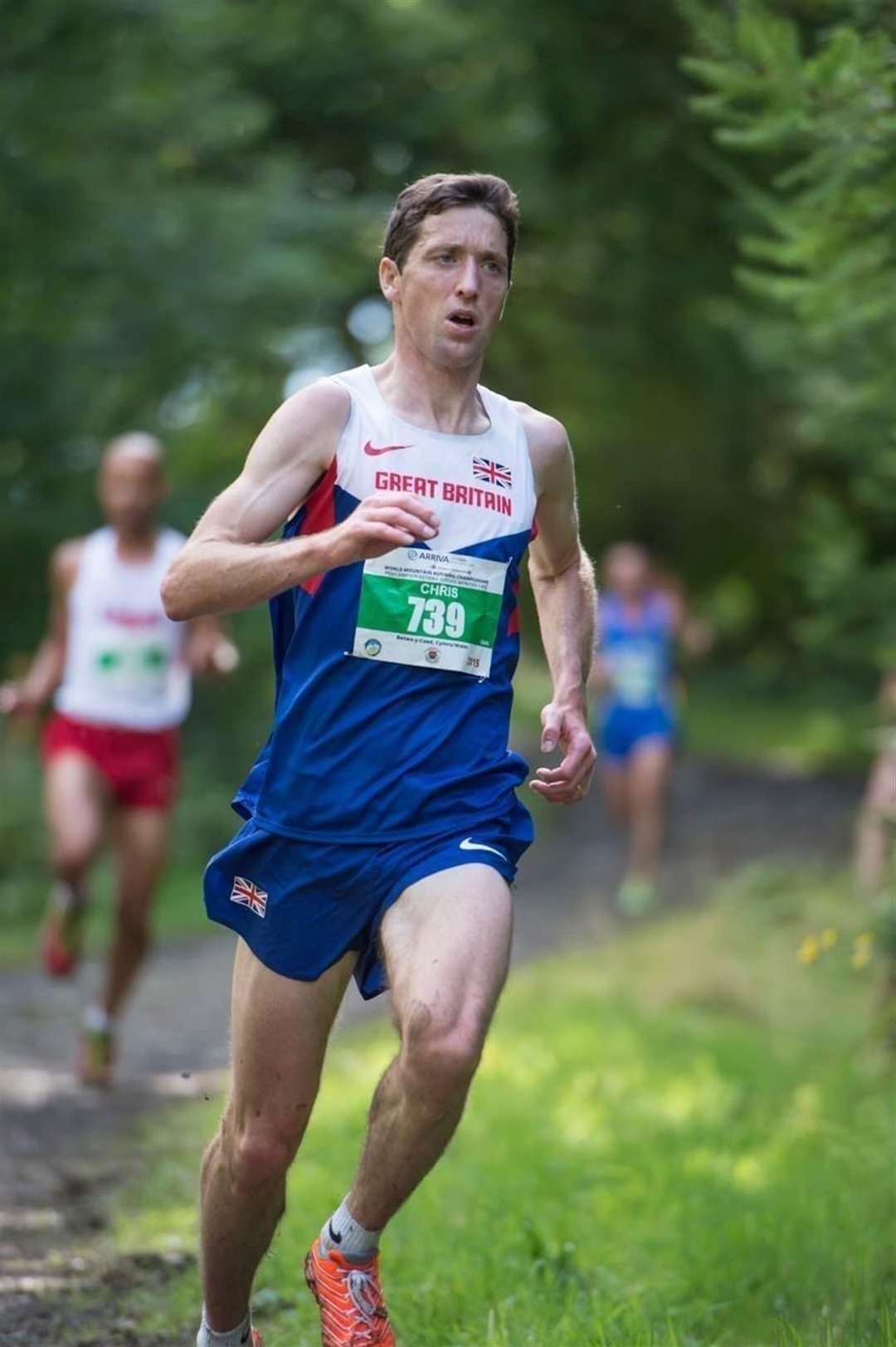 Chris Smith represented Great Britain in many international mountain running events.