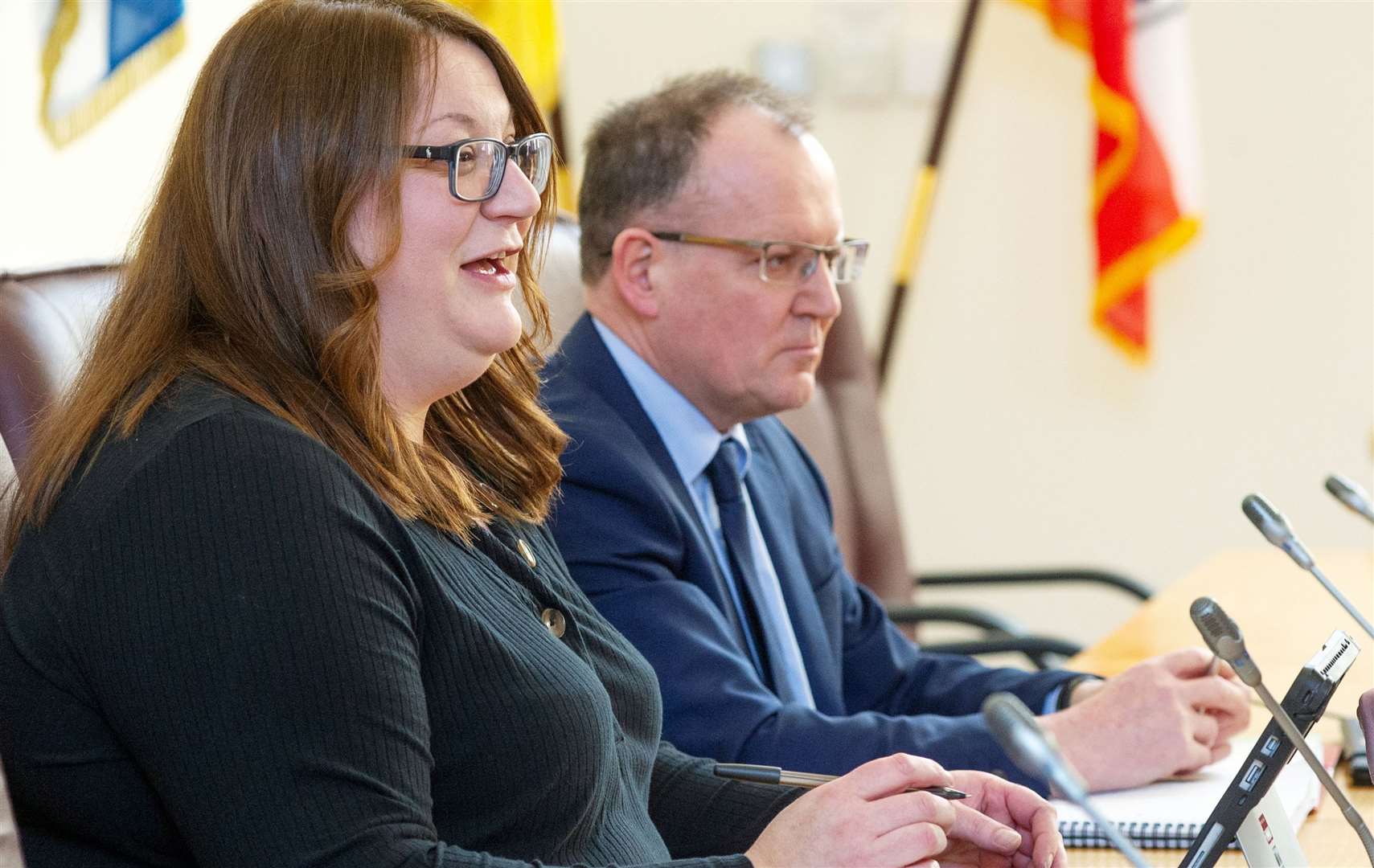 Leading Moray Council Full Council meetings was one of the many tasks Councillor Shona Morrison enjoyed as co-leader of the SNP group. Picture: Daniel Forsyth