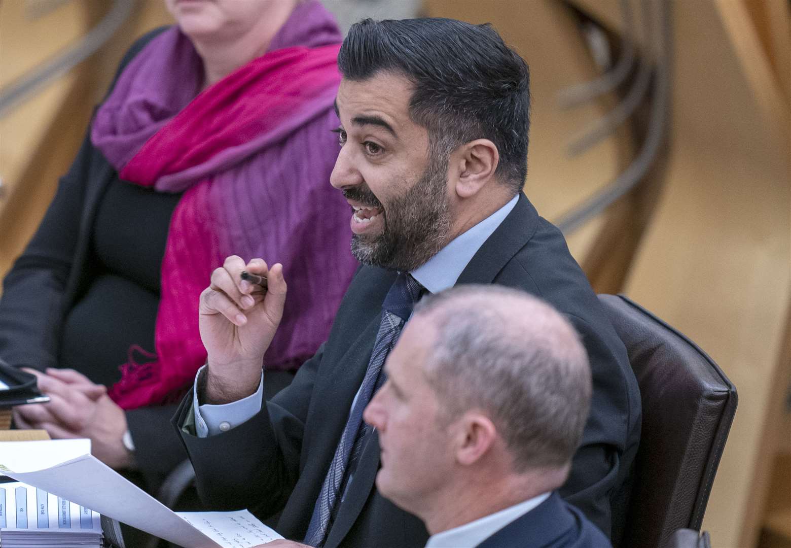Humza Yousaf said Michael Matheson, below, had made an ‘honest mistake’ which he then handled badly (Jane Barlow/PA)
