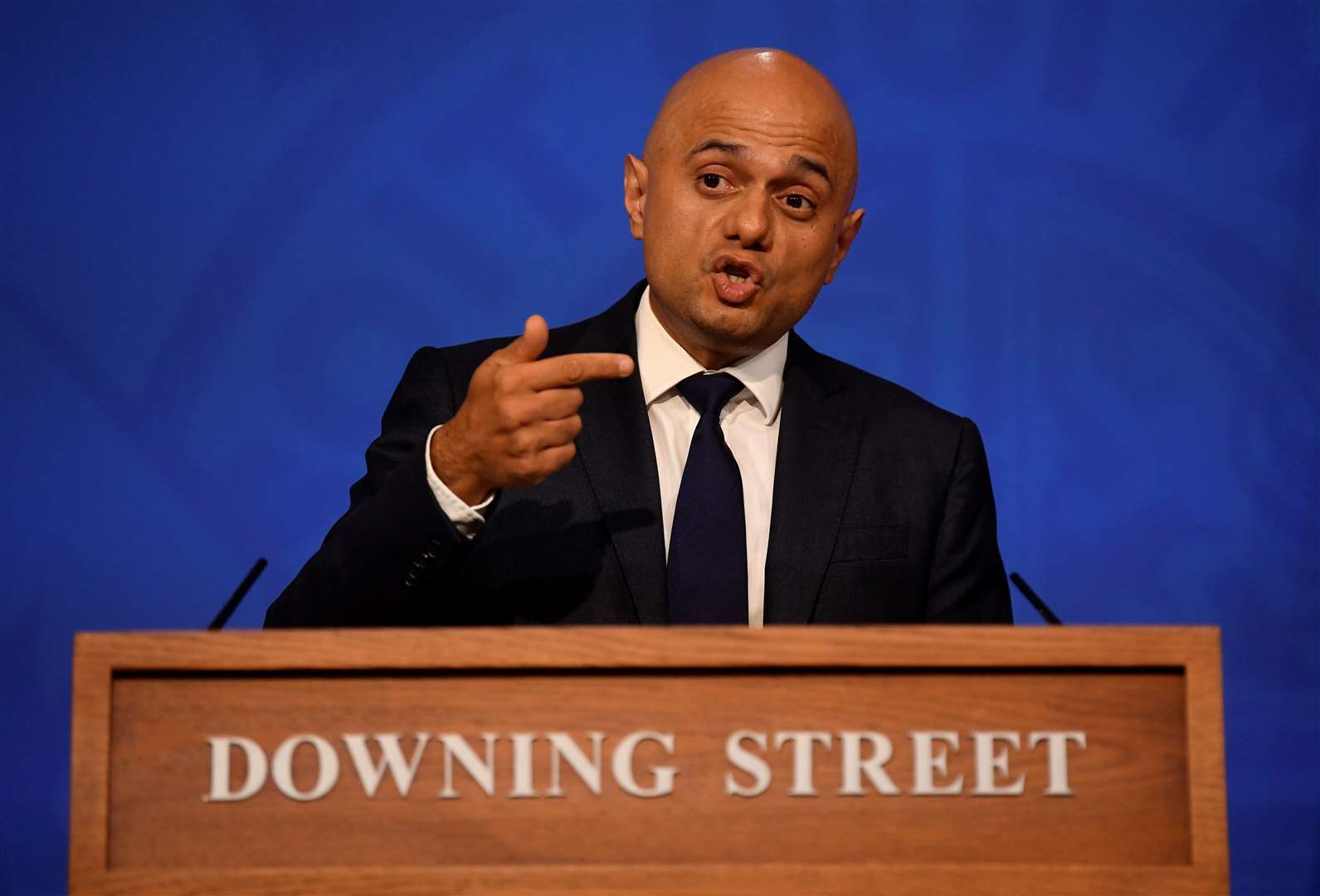 Health Secretary Sajid Javid had said on Wednesday that Tories should set a good example to society as a whole by wearing masks (Toby Melville/PA)