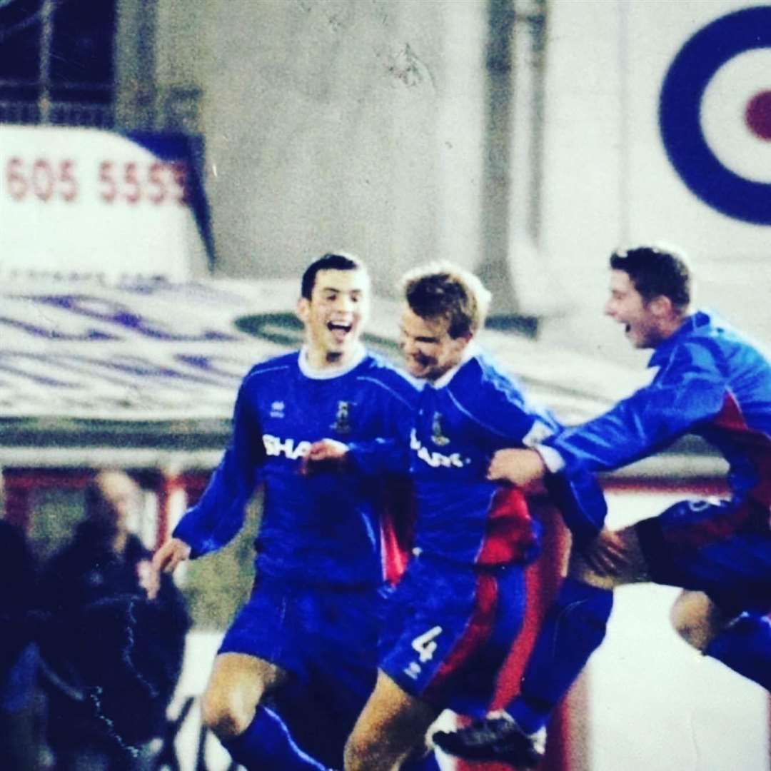Gary McGowan starred for Caley Thistle's under-20s during his teenage years.