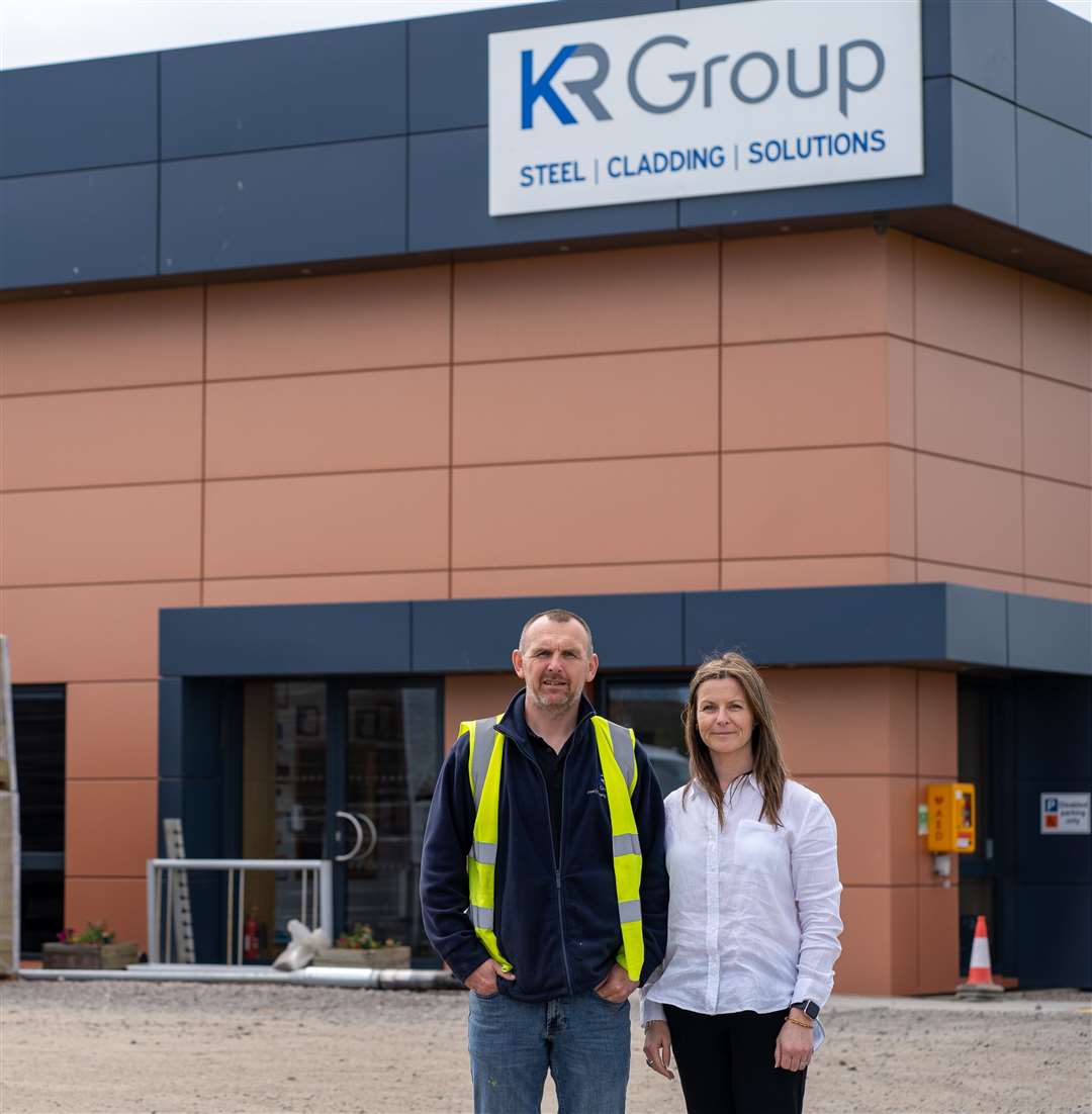 Kenny Robertson, managing director, and Nicola Fraser, business director.