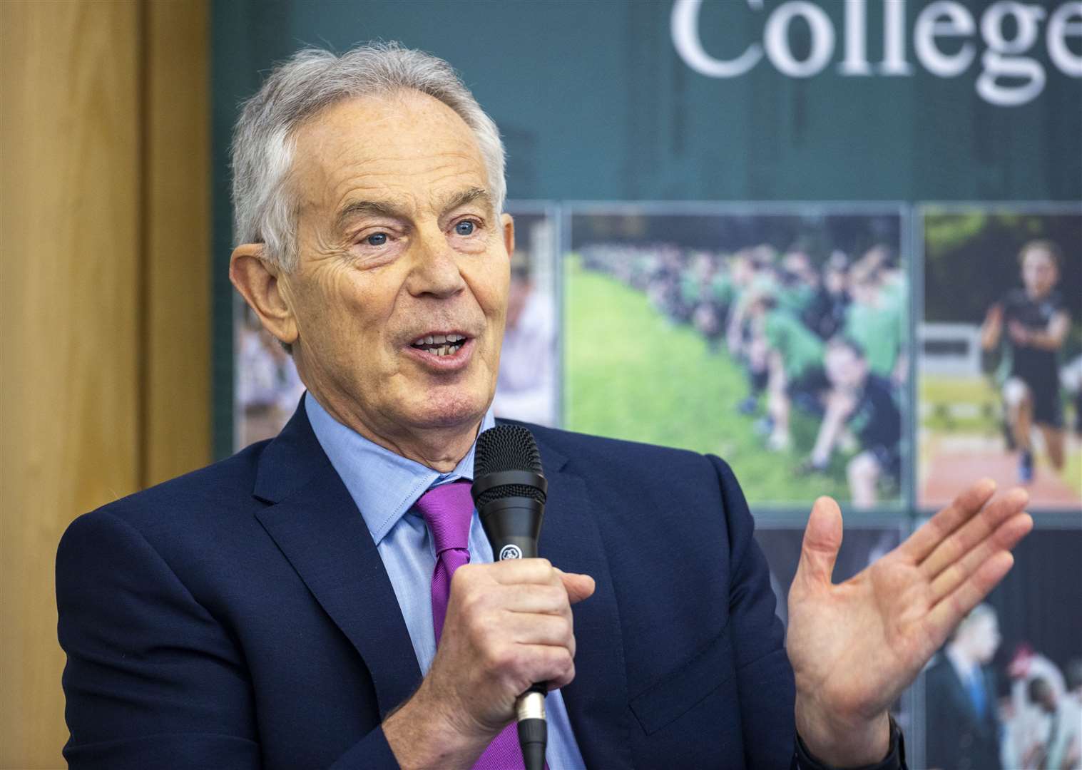 Sir Tony Blair said he had difficult conversations with victims’ families over prisoner releases (Liam McBurney/PA) 