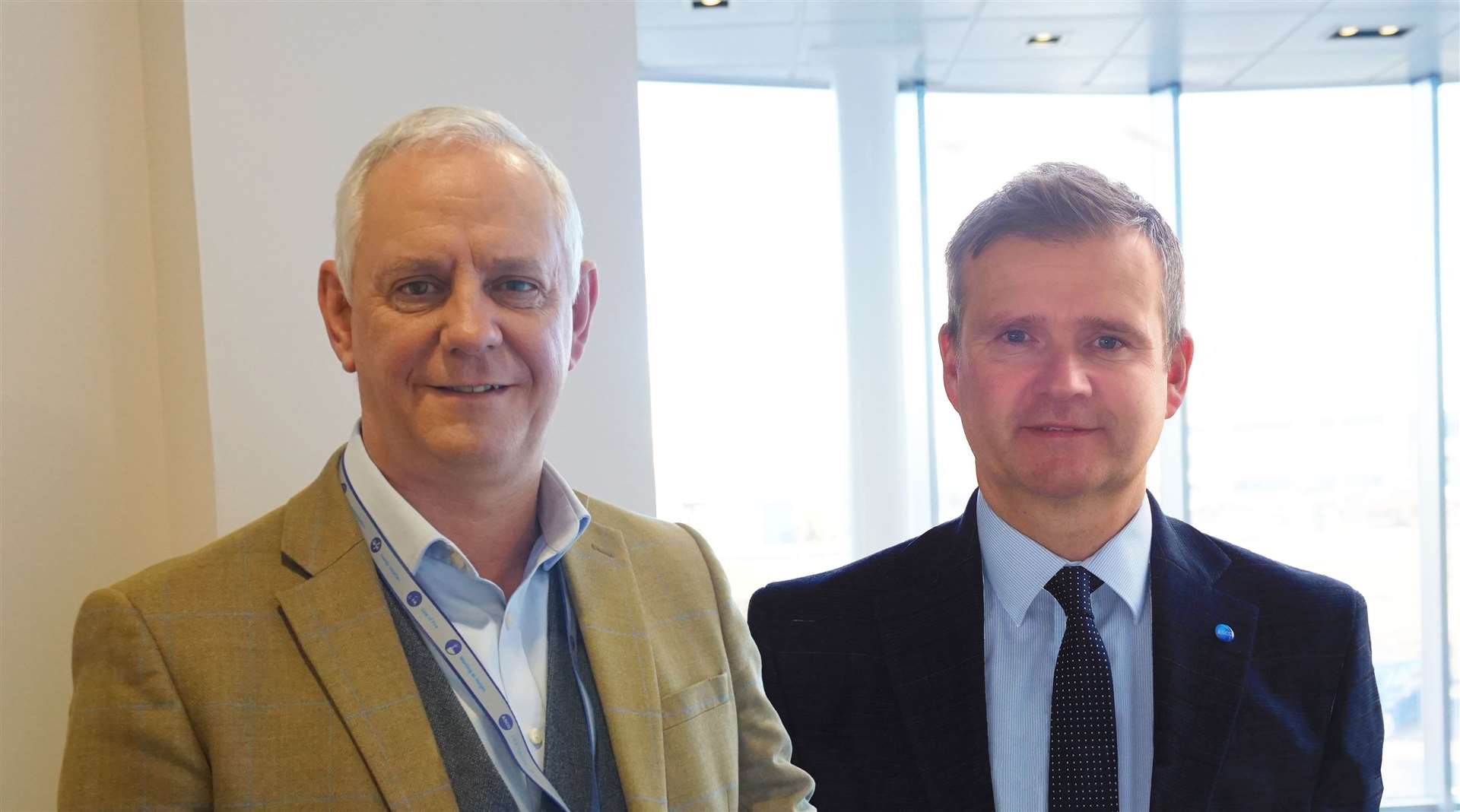 ASCO's new appointments Mike Pettigrew and Simon Turner.