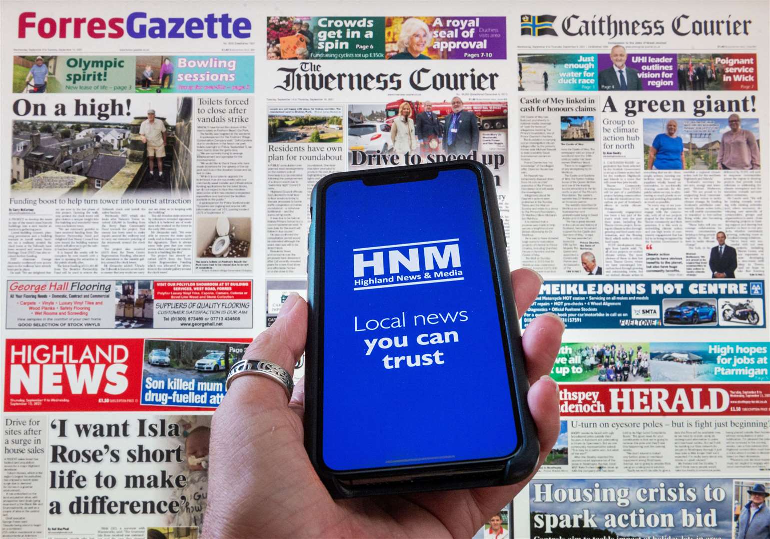 The new HNM app is just one way to access our great local content.  Photo: Gary Anthony.