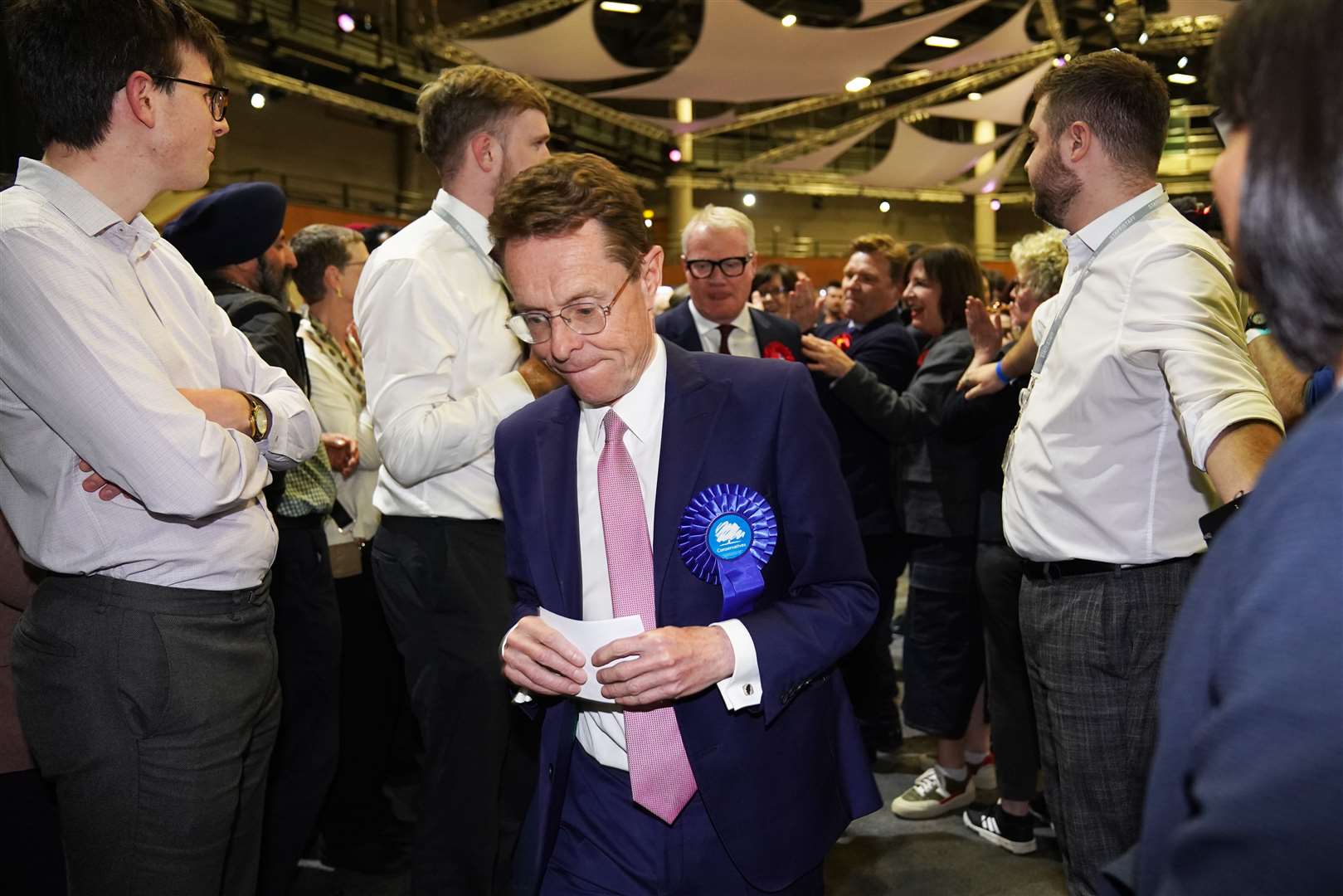 Andy Street was unseated as West Midlands mayor by Labour in a shock defeat for the Tories (Jacob King/PA)