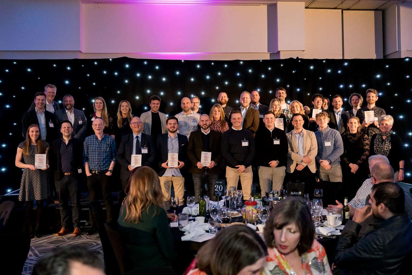 Previous award winners at the awards...Picture: Rebecca Holmes.