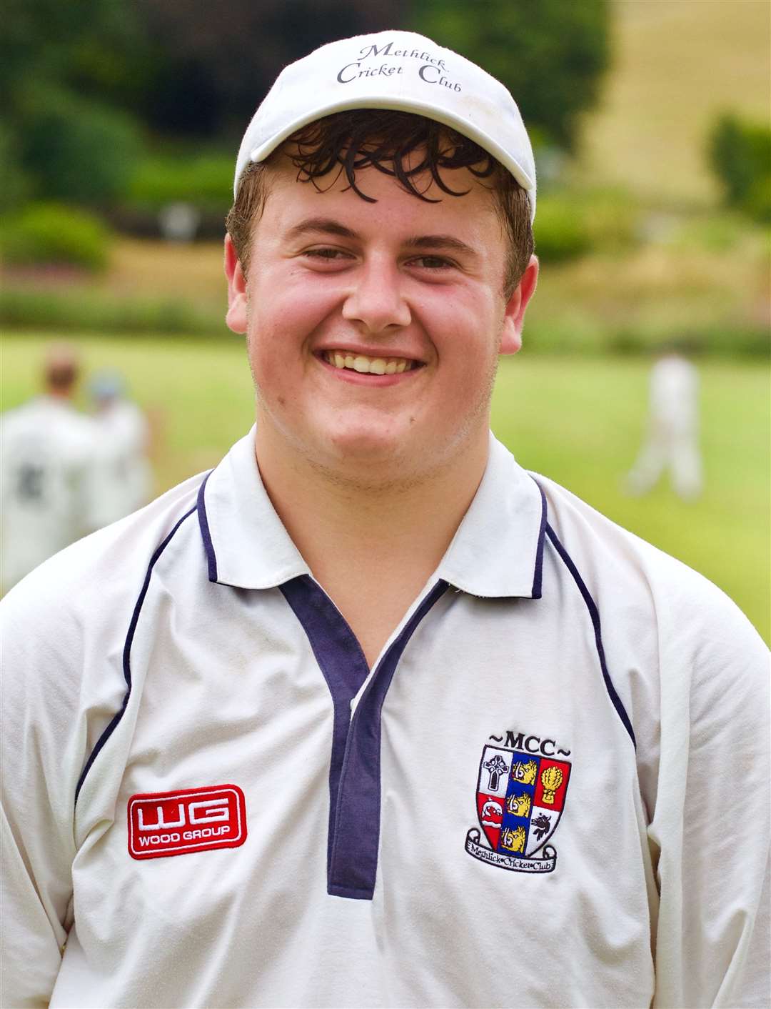 Fraser Grant captained the Methlick second team for the first time and opened the bowling. Picture: Phil Harman