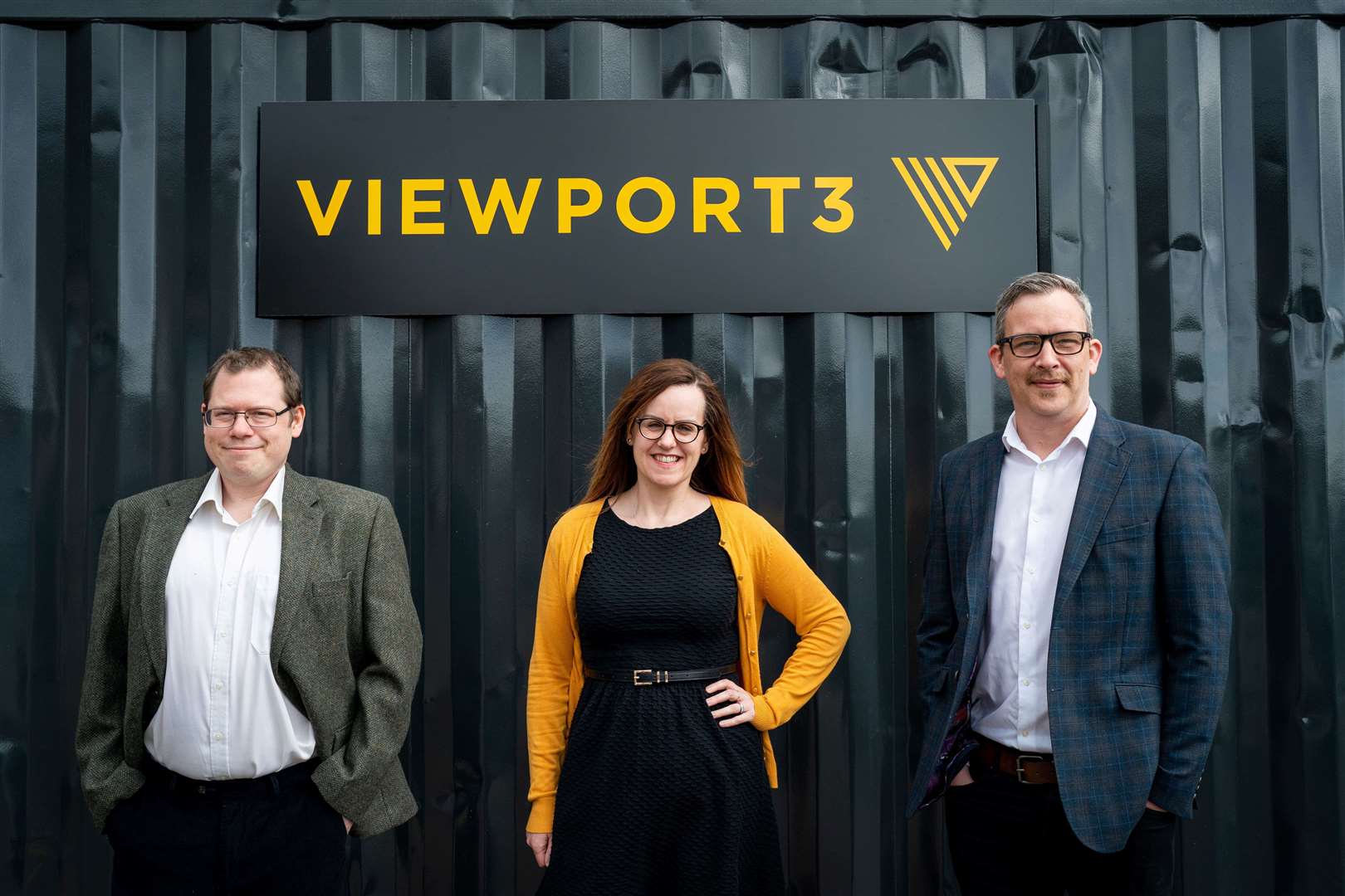 Viewport3's Chris Harvey, Lynn Park and Richard Drennan.