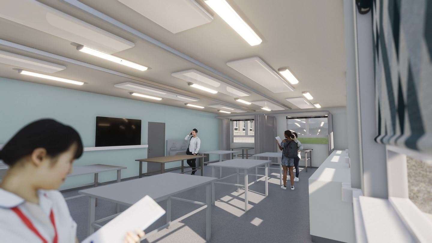 An artist's impression of the new veterinary centre at Craibstone
