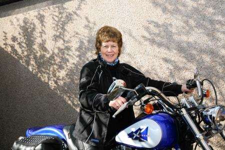 Joanna Strathdee loved her Harley Davidson.