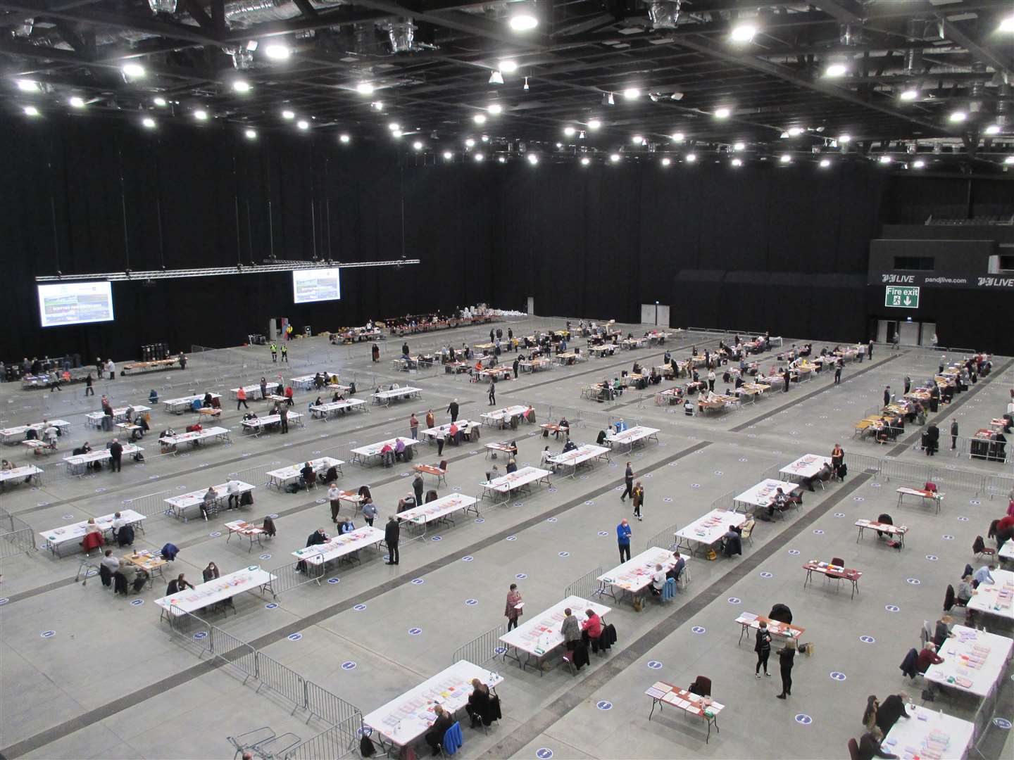 The second day of vote counting has started in Aberdeen.