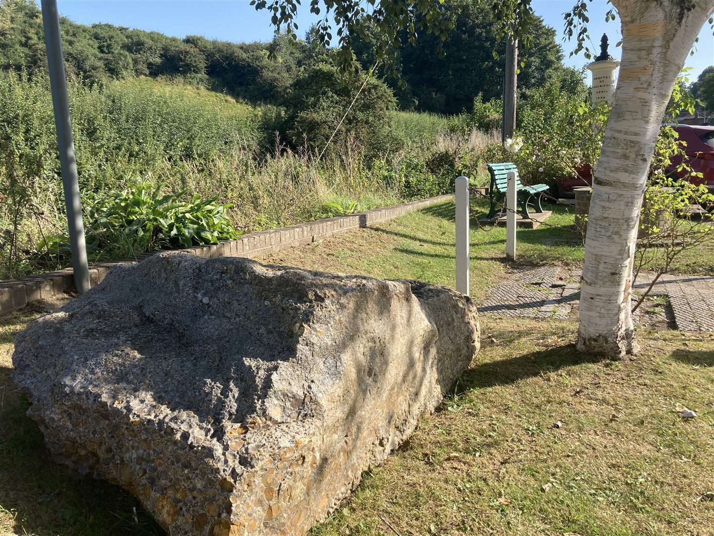 The stone is going on display in the village of Little Hadham (Hertfordshire County Council)