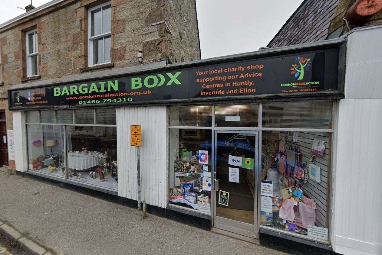 The Bargain Box on Gordon Street in Huntly