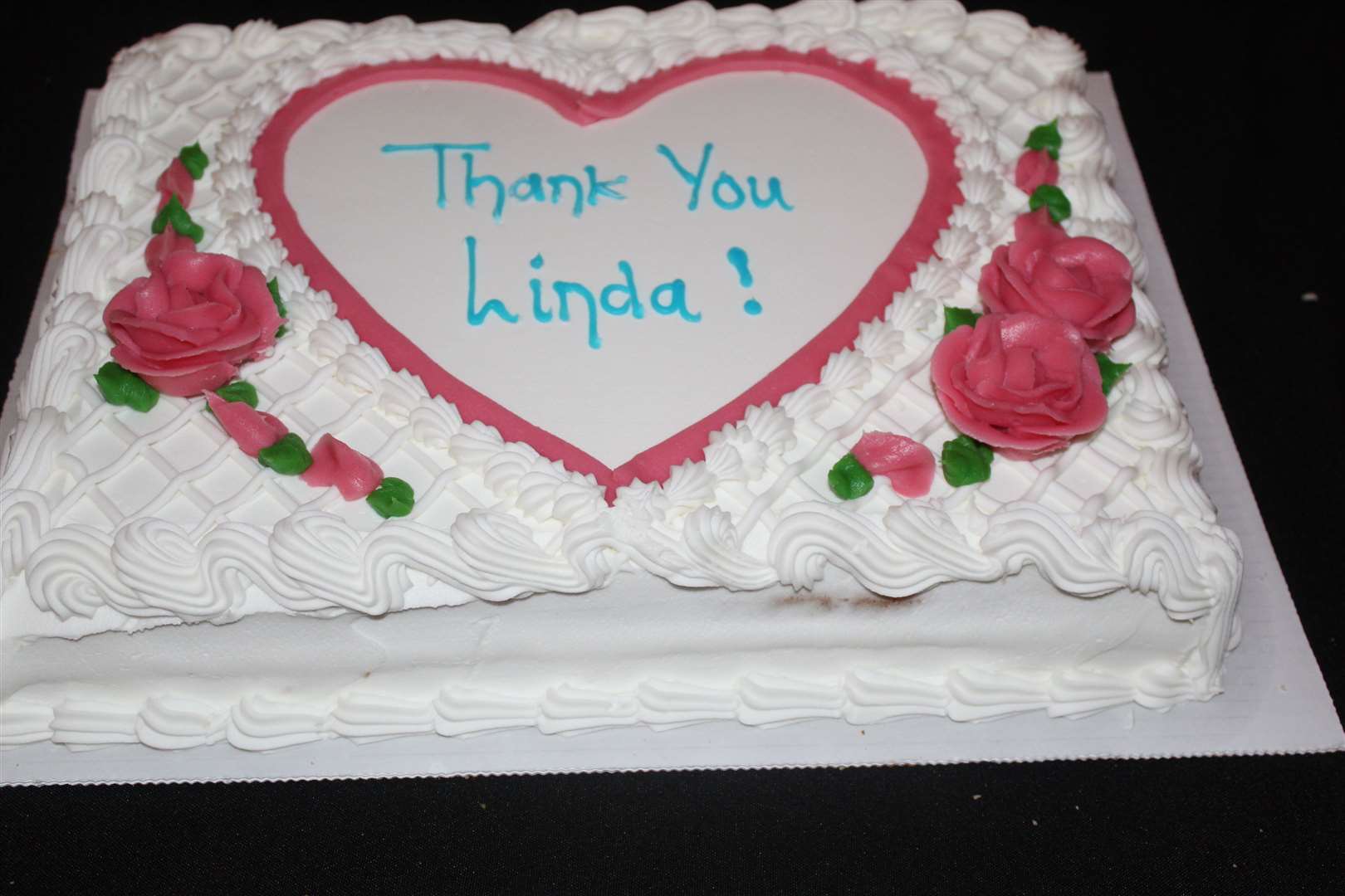 Linda's retirement cake