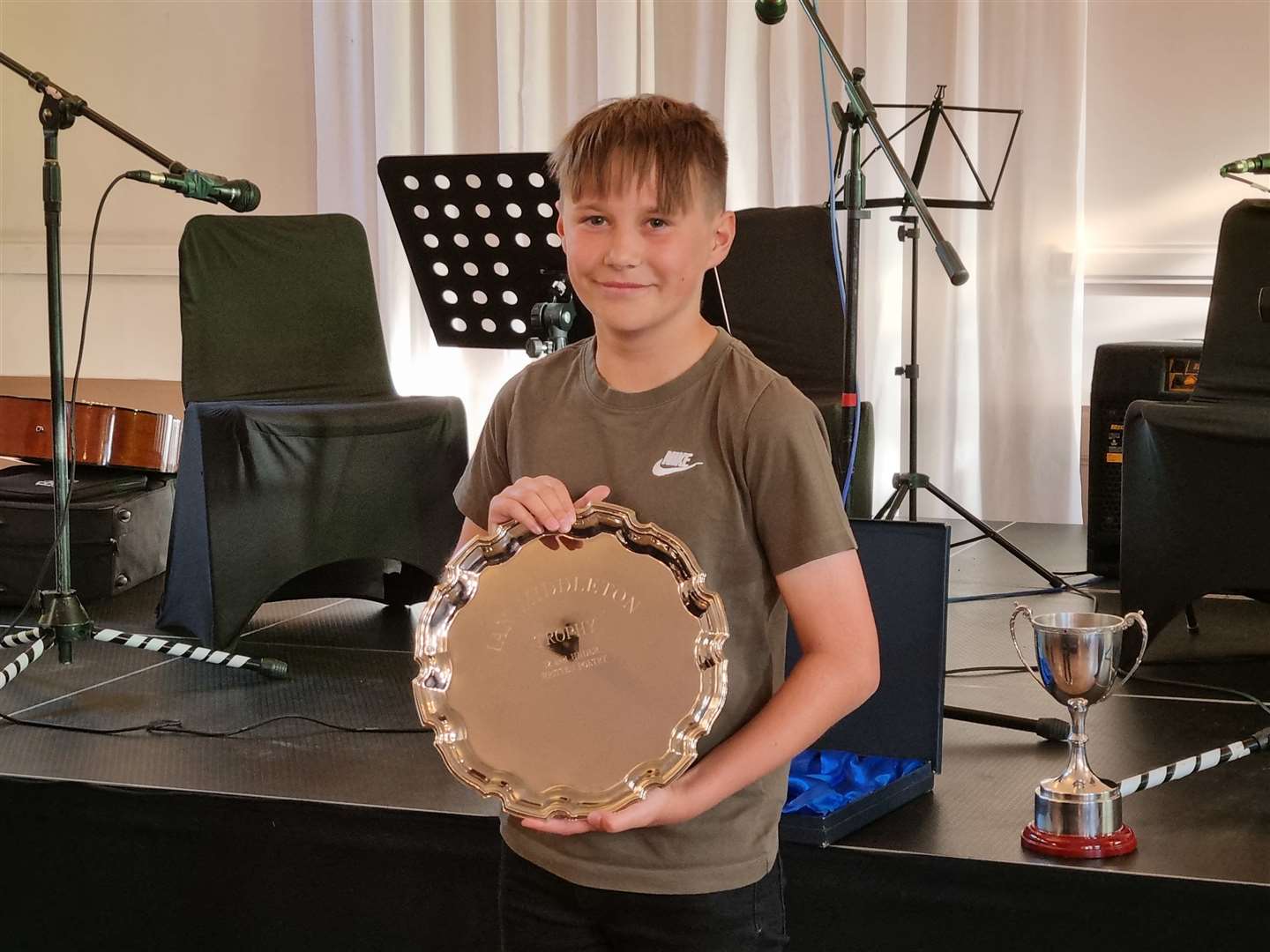 Keith Primary's Noah Crocket won the Ian Middleton Trophy for a poem about his big brother.