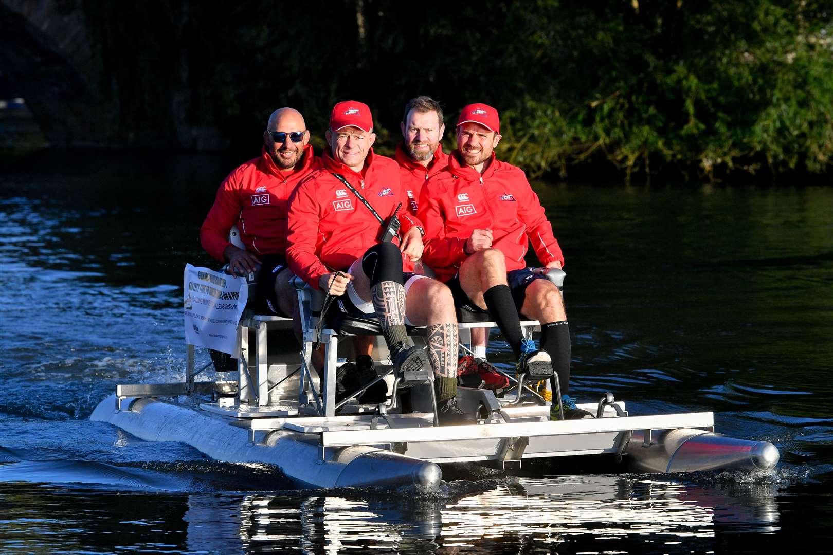 The team beat the previous world record by nearly two days (Ben Birchall/PA)
