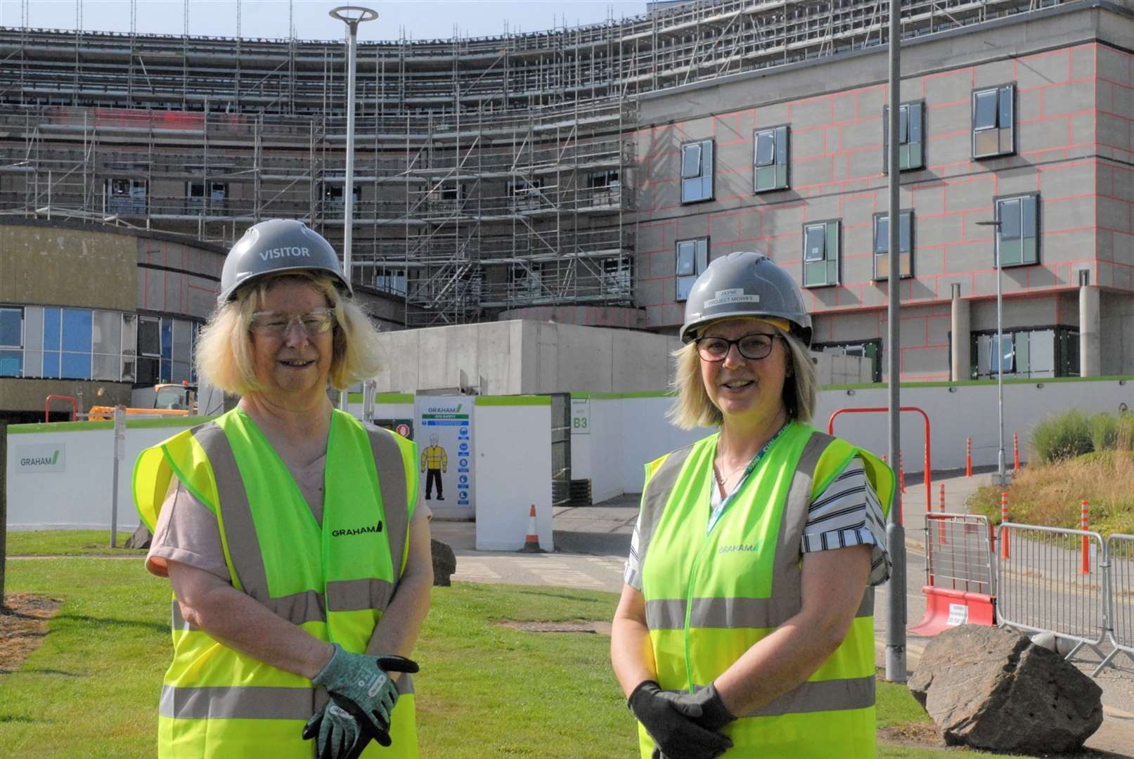 Aberdeen Sands chairwoman Fiona Donald (left) and project mamager Jayne Forrest
