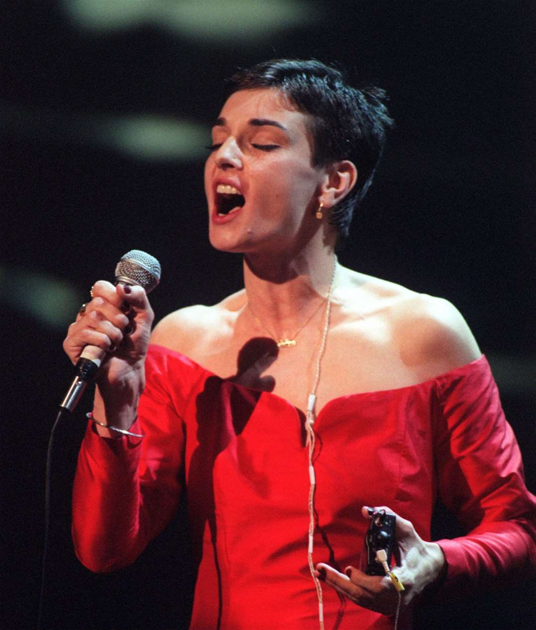 Irish singer Sinead O’Connor, who had duetted with Shane MacGowan, died in July (PA)