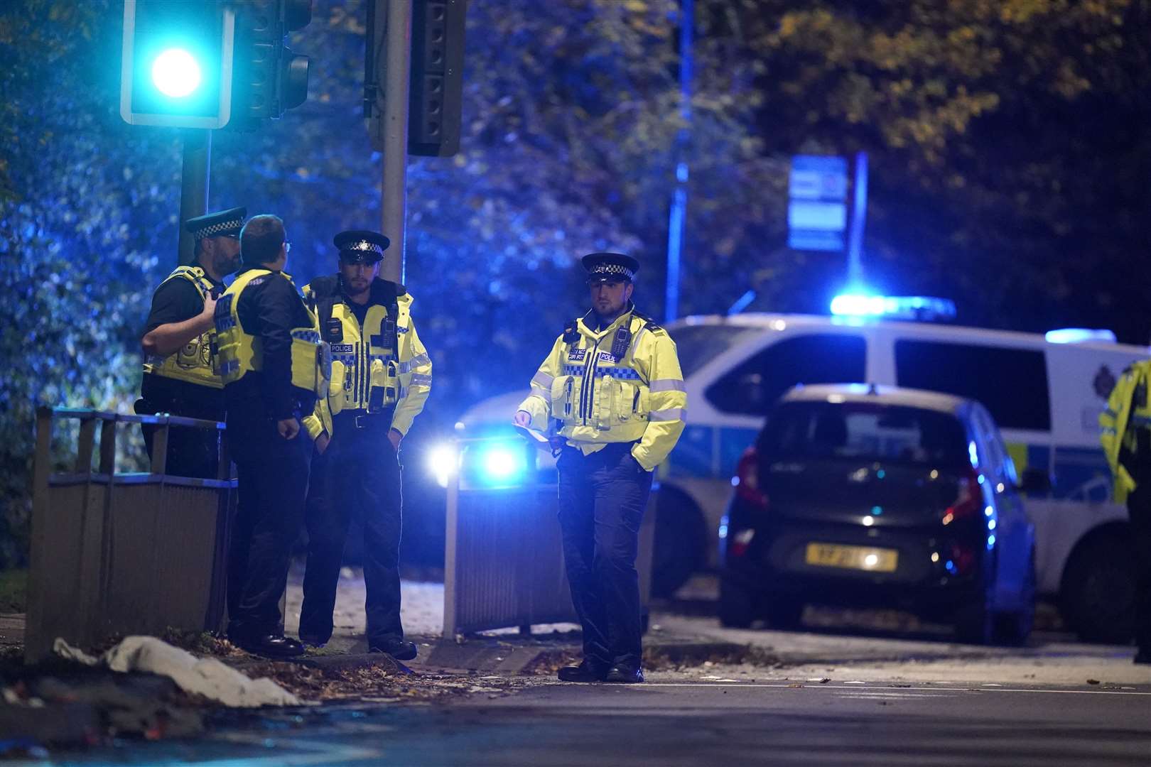 Police activity in Horsforth after the incident (Danny Lawson/PA)