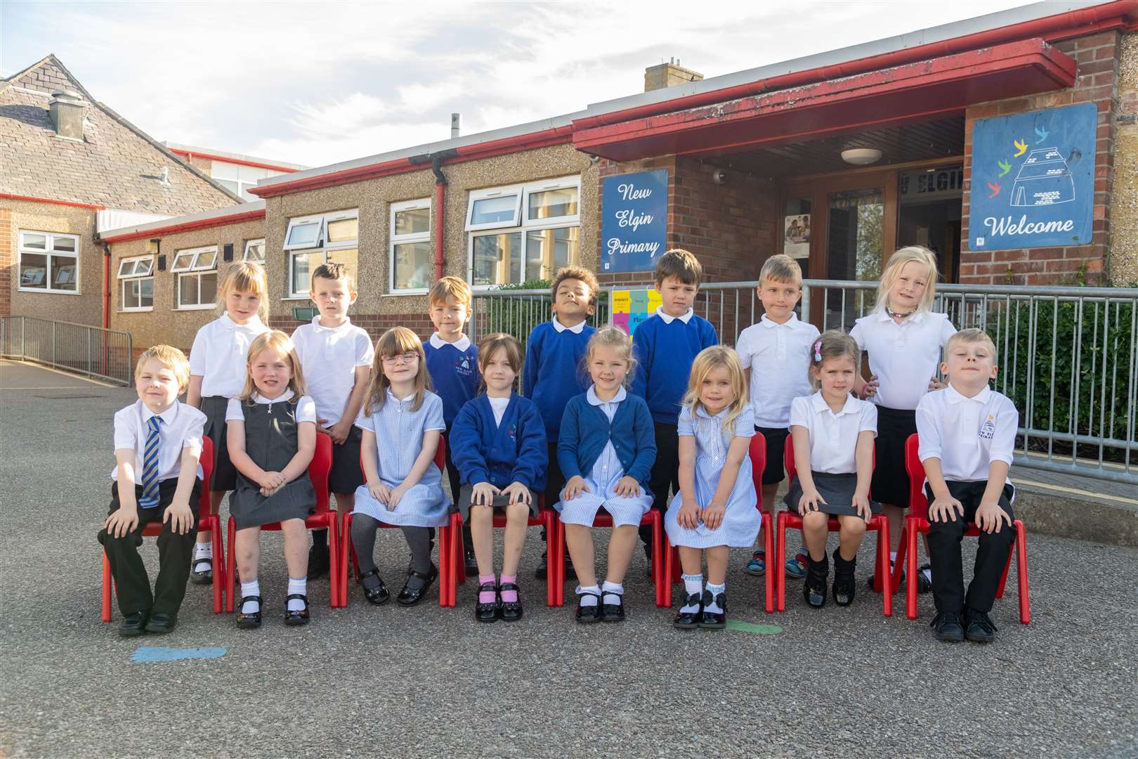 New Elgin Primary School Primary One 2023...Picture: Beth Taylor