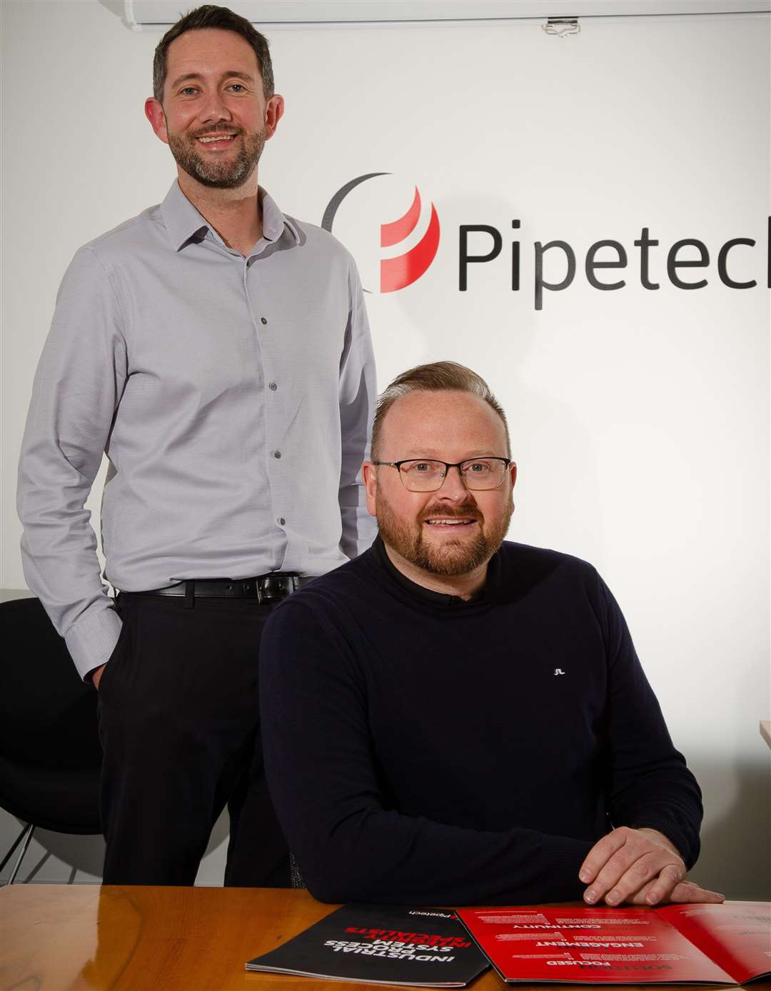 Leonard Hamill (left) and Gavin Booth of Pipetech