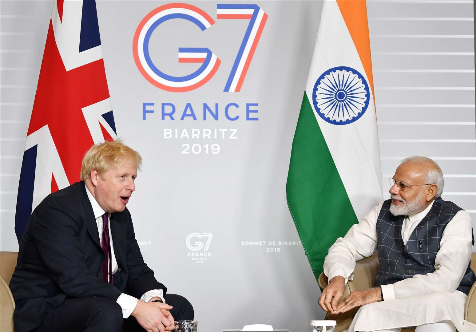 Boris Johnson said he and Indian counterpart Narendra Modi had concluded that it was ‘sensible to postpone’ the PM’s trip (Jeff J Mitchell/PA)