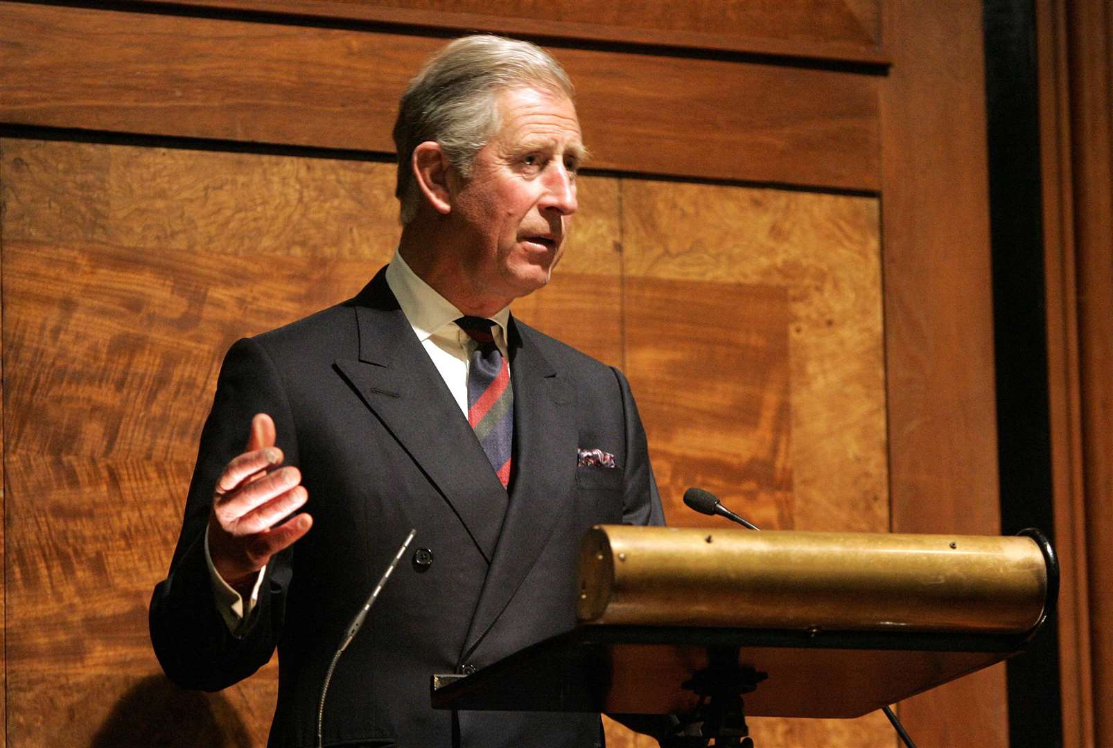 The Prince of Wales delivering his speech at the 2009 Royal Institute of British Architects Trust in London (Alastair Grant/PA)