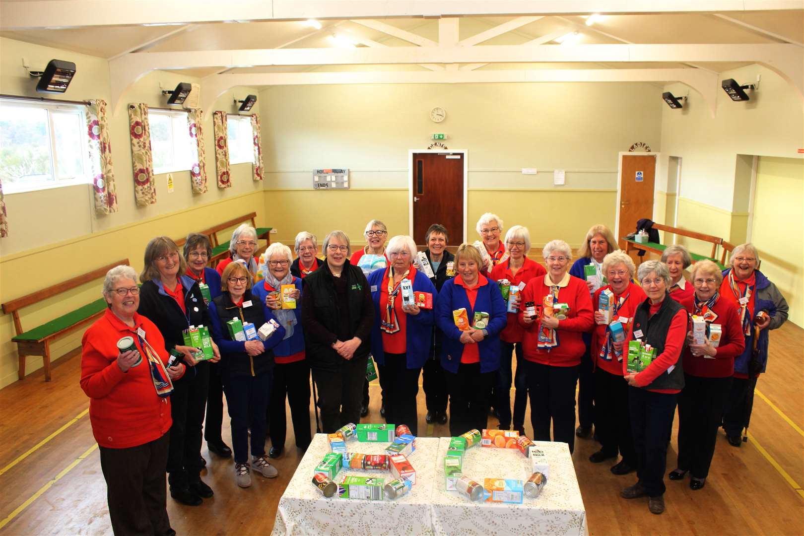 The Gordon Trefoil Guild celebrated its 80th anniversary with an afternoon tea party at Fetternear Hall near Inverurie on Thursday.  Photo: Griselda McGregor