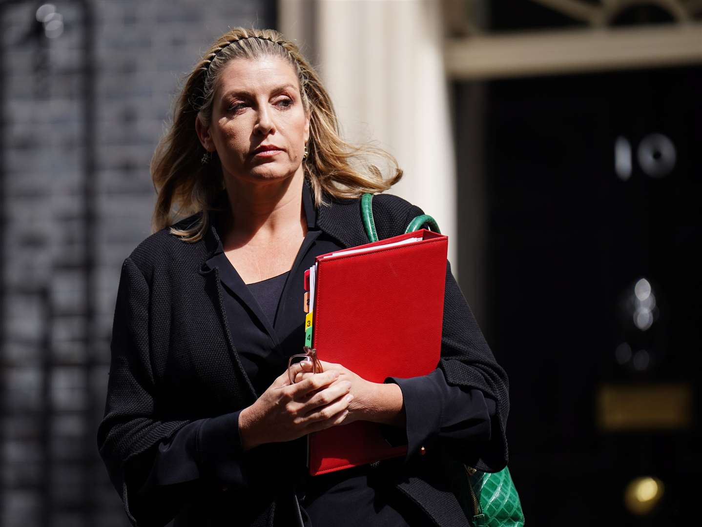 Penny Mordaunt drew comparisons between the Labour leader and Beach Ken from the summer blockbuster (James Manning/PA)