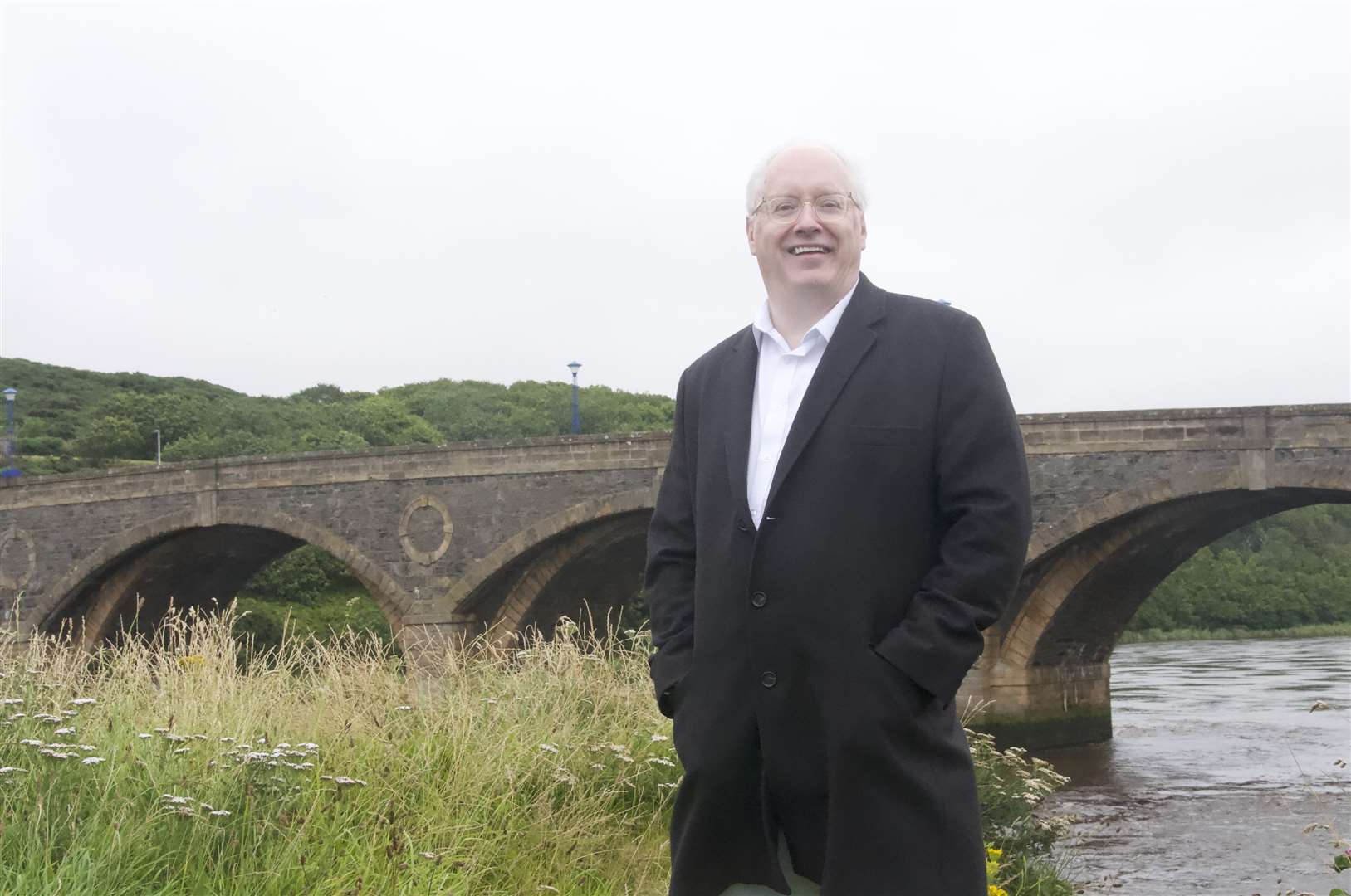 Banff and District councillor Glen Reynolds has welcomed the study which will look into options for a new active travel bridge over the River Deveron. Picture: Keith Davidson