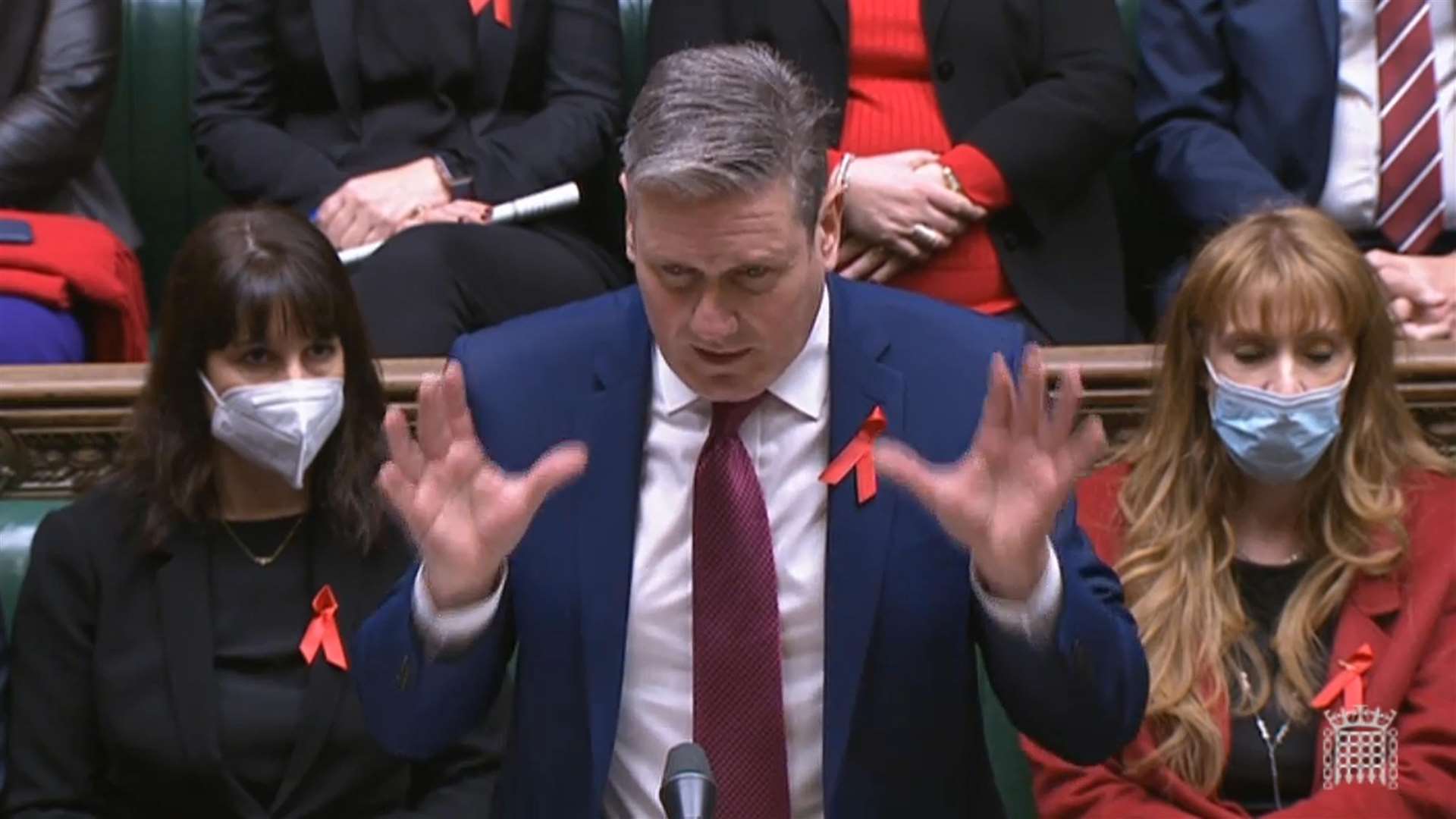Labour leader Keir Starmer speaks during Prime Minister’s Questions in the House of Commons, London. Picture date: Wednesday December 1, 2021 (PA)