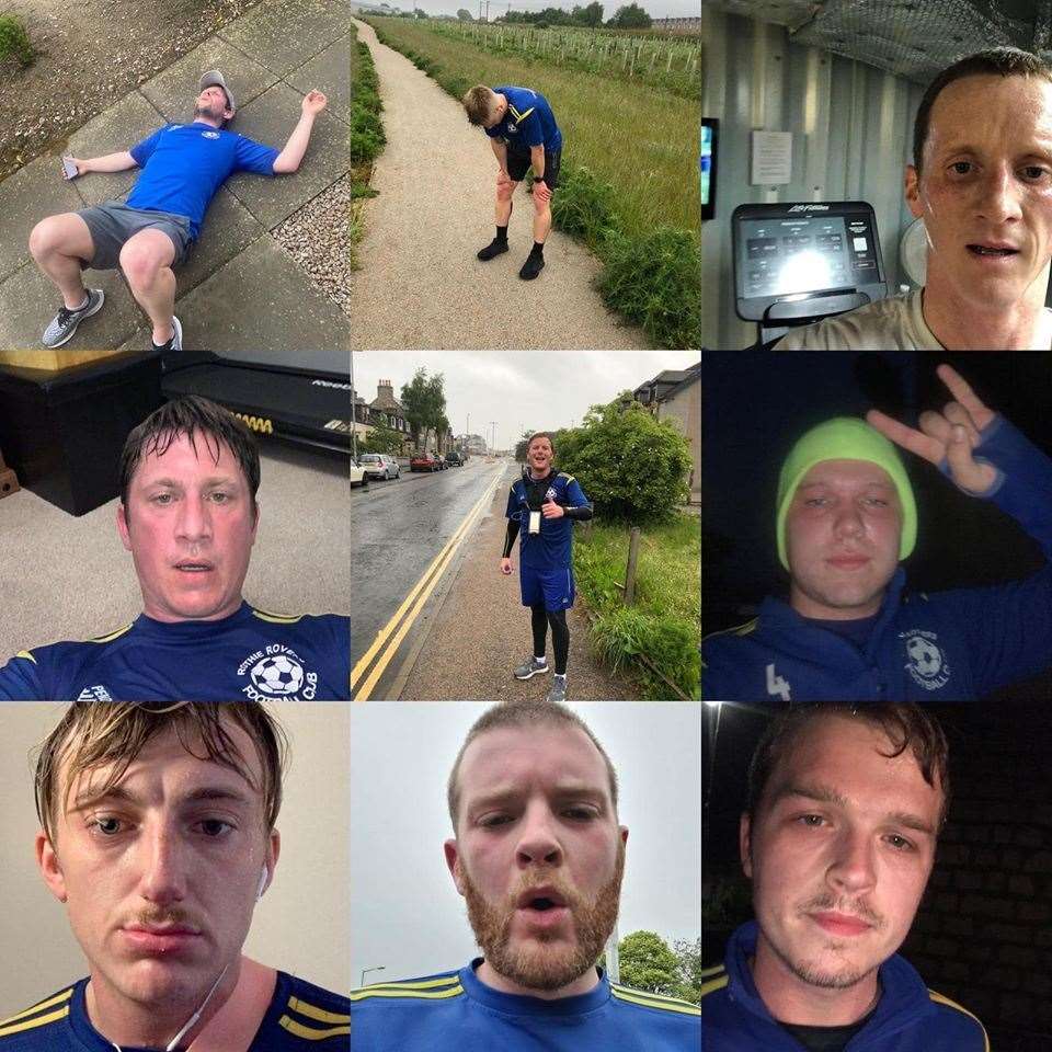 Rothie Rovers took part in the 24 hour challenge last Friday